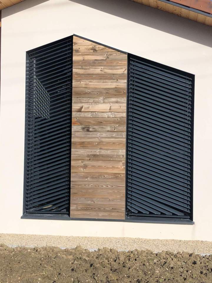Porte d'entrée en bois Bourg-en-Bresse